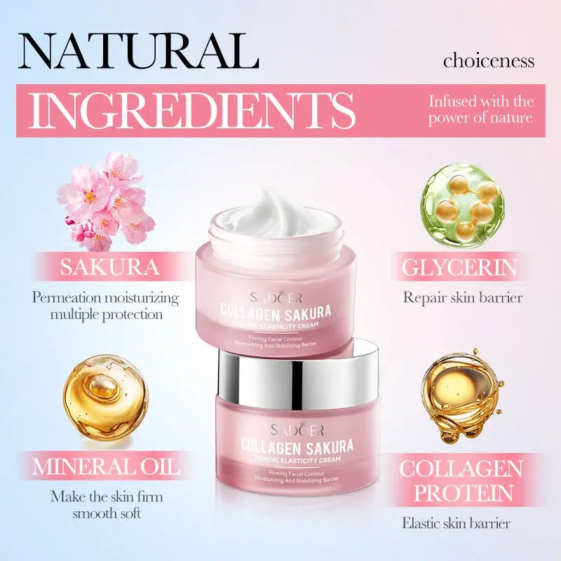 Crema Facial Sakura Colágeno Reafirmante (50g)