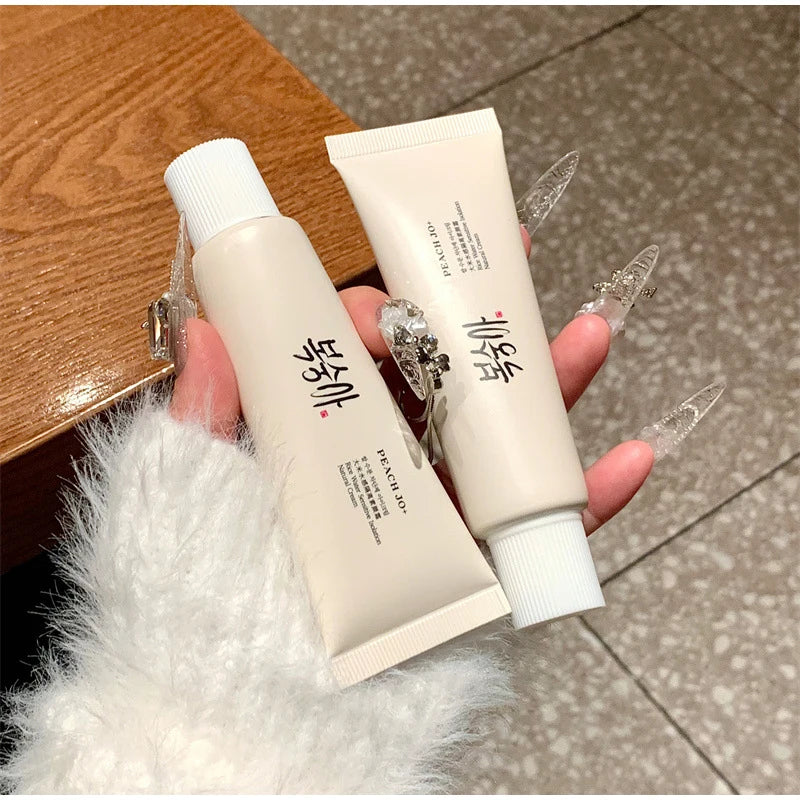 Korean Rice Extract Cream Moisturizer Tone Up Cream Conceals Imperfections Lightweight Face Base Improve Dullness Glowing Skin