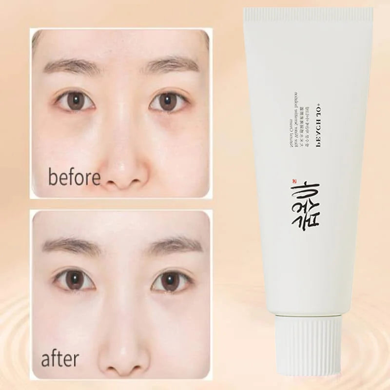 Korean Rice Extract Cream Moisturizer Tone Up Cream Conceals Imperfections Lightweight Face Base Improve Dullness Glowing Skin